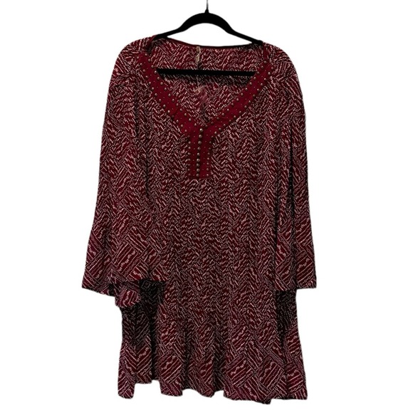 Woman Within Tops - Woman Within 3/4 Sleeve Floral Tunic | Size 34/36 4X